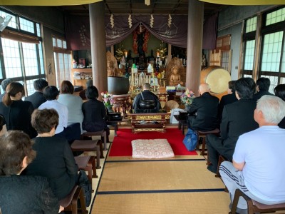 第36回ハーブな丘合同納骨（本堂）